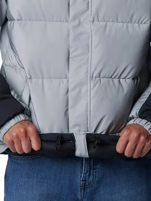 New Men's Columbia Snowqualmie Cream Puffer Jacket Size Medium image 4