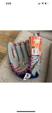 Rawlings Players Series 11 1/2  Baseball Glove WPL115GS Red Blue Grey Lefty New