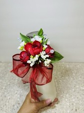 Corsage With Artificial Flowers     