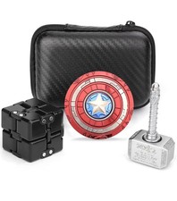 Metal Fidget Spinner ADHD Calm Thor Hammer Infinity Cube Captain America Marvel