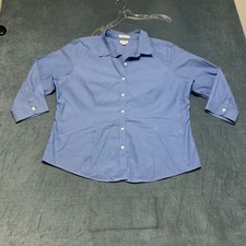 L.L. Bean Wrinkle Resist Shirt Womens XL Reg ...