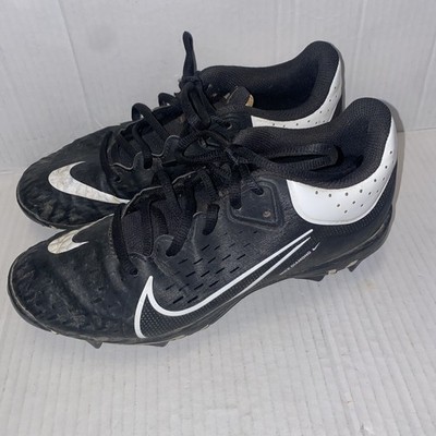 Nike Hyperdiamond 4 Pro Softball Cleats   Black/White   Women s Size 7