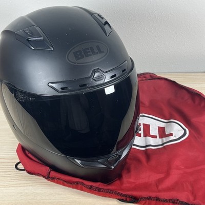 Bell Qualifier DLX  Blackout Motorcycle Helmet - Matte Black - Size XL
