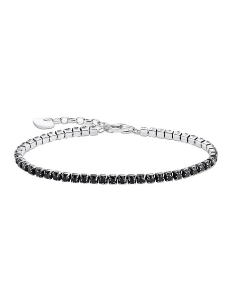 Thomas Sabo A2167-643-11-L21V Tennisarmband Mit Schwarzen Steinen Silber-image