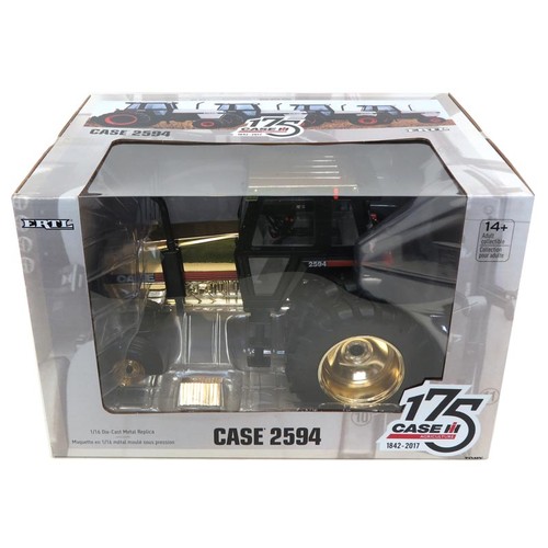 Gold Chrome Chase Unit ~ 1/16 Case 2594 2WD mit Duals, 175th Ann. ZFN44096a-Chase - Bild 2 von 2