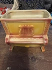SHAWNEE POTTERY  PIANO PLANTER MARKED U.S.A #528 Mint Pink Cream Brown