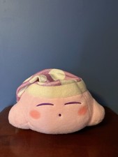NWT RARE Kirby sleepy wool large jumbo cute plush 13.8 inches Round1
