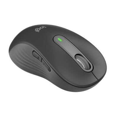 Logitech Signature M650 L linke kabellose Maus - für große Hände, grau 