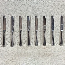 Oneida Juilliard Julliard Dinner Knives 9 1/2"  18/10 Stainless  New Set 8
