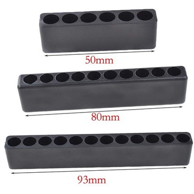 3pcs Screwdriver  Bit Holder 6/10/12 Hole Hex Shank Screwdriver Plastic Storage