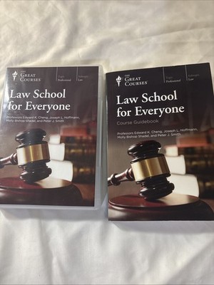 Law School for Everyone Great Courses DVD & Book Set