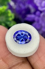 Natural 10.10 CT Kashmiri Blue Sapphire Oval Cut Loose Gemstone AAA Certified