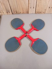 Vintage Ping Pong Table Tennis Paddles Raquets Sport Plastic Handles Wilson Lot