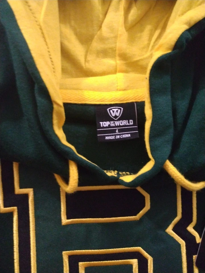 BU Baylor Bears Top Of The World Green Hoodie Men's Large NWT Sic 'Em Bears - Image 4 of 4