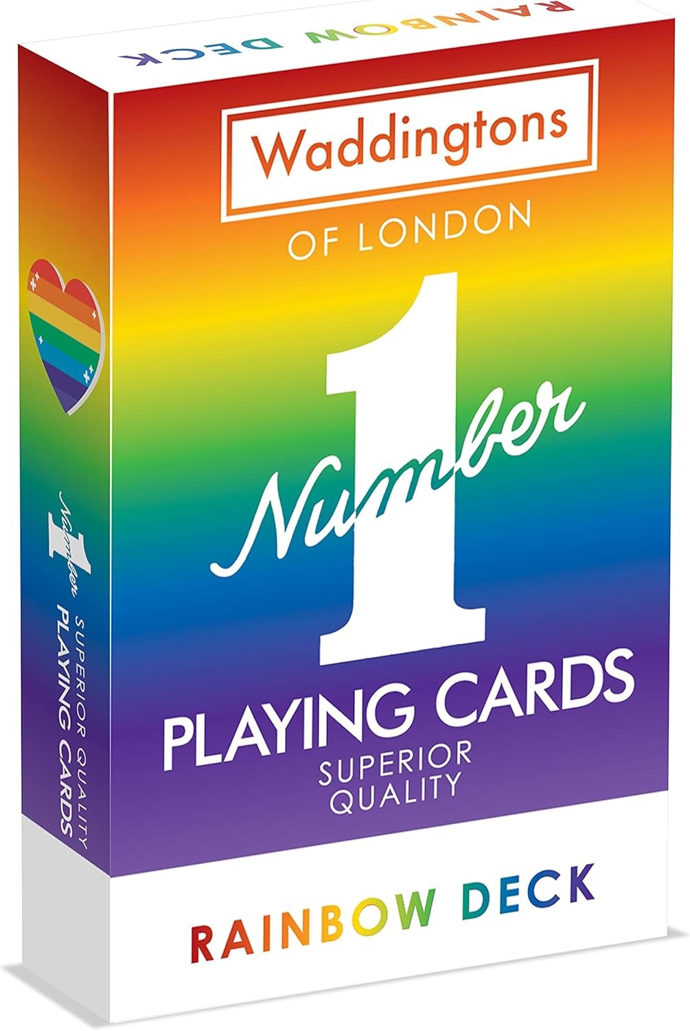Waddingtons Number 1 Rainbow Playing Card Game, brighten your favourite games i