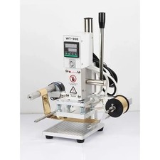 Benchtop Mini Manual Hot Stamping Machine Leather Heat Press Stamping Machine