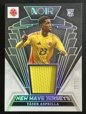 Yaser Asprilla 2024-25 Panini Noir New Wave Jerseys RC /65 #NW-YA