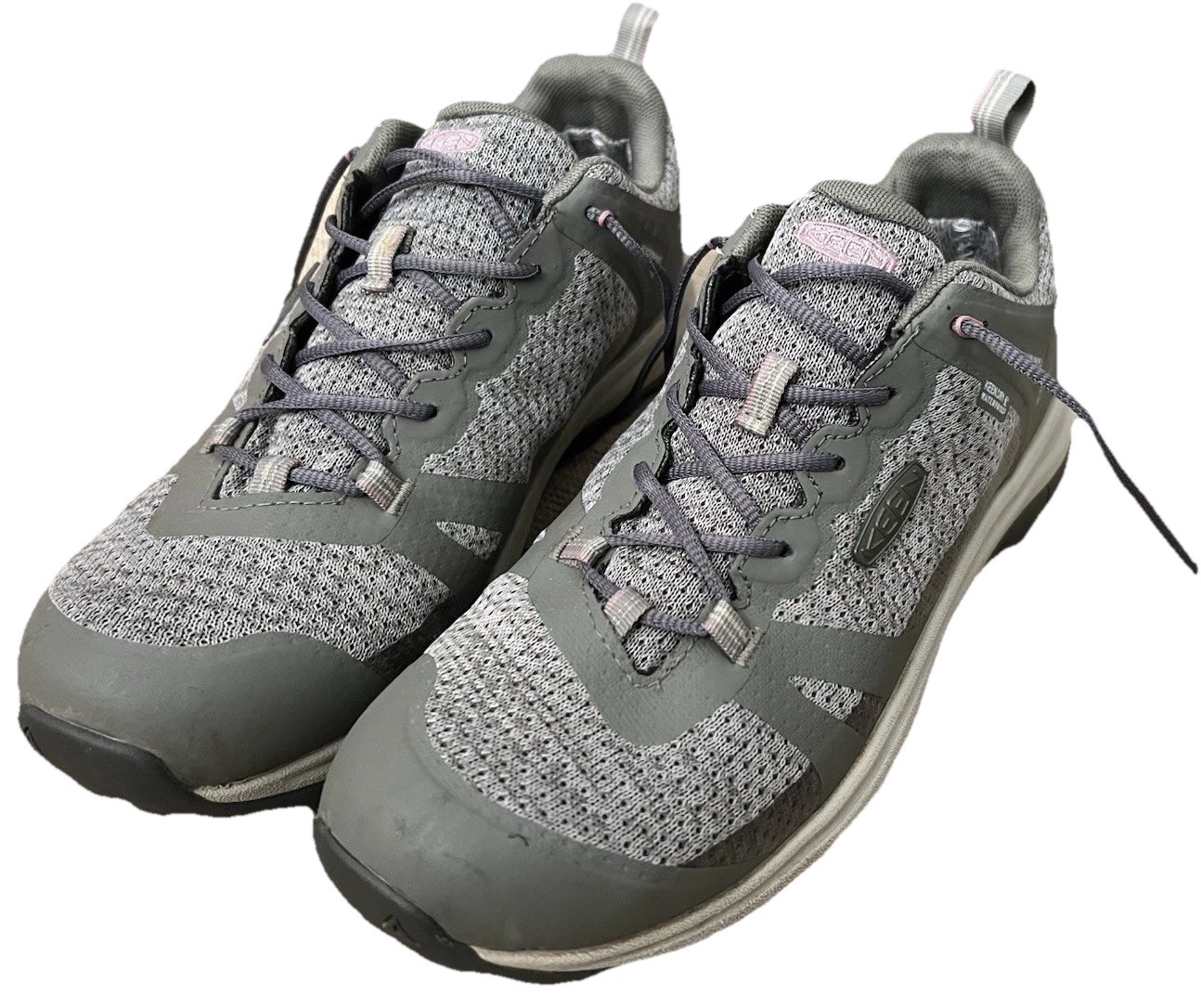Scarpe da trekking Keen Terradora II impermeabili da donna taglia 9 basse grigio rosa