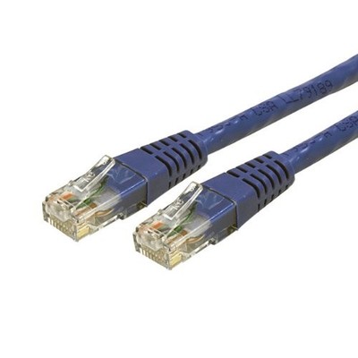 Startech 5 Ft Blue Molded Cat 6 Patch Cable Rj-45 Male - Rj-45 Male - 60 - Blue