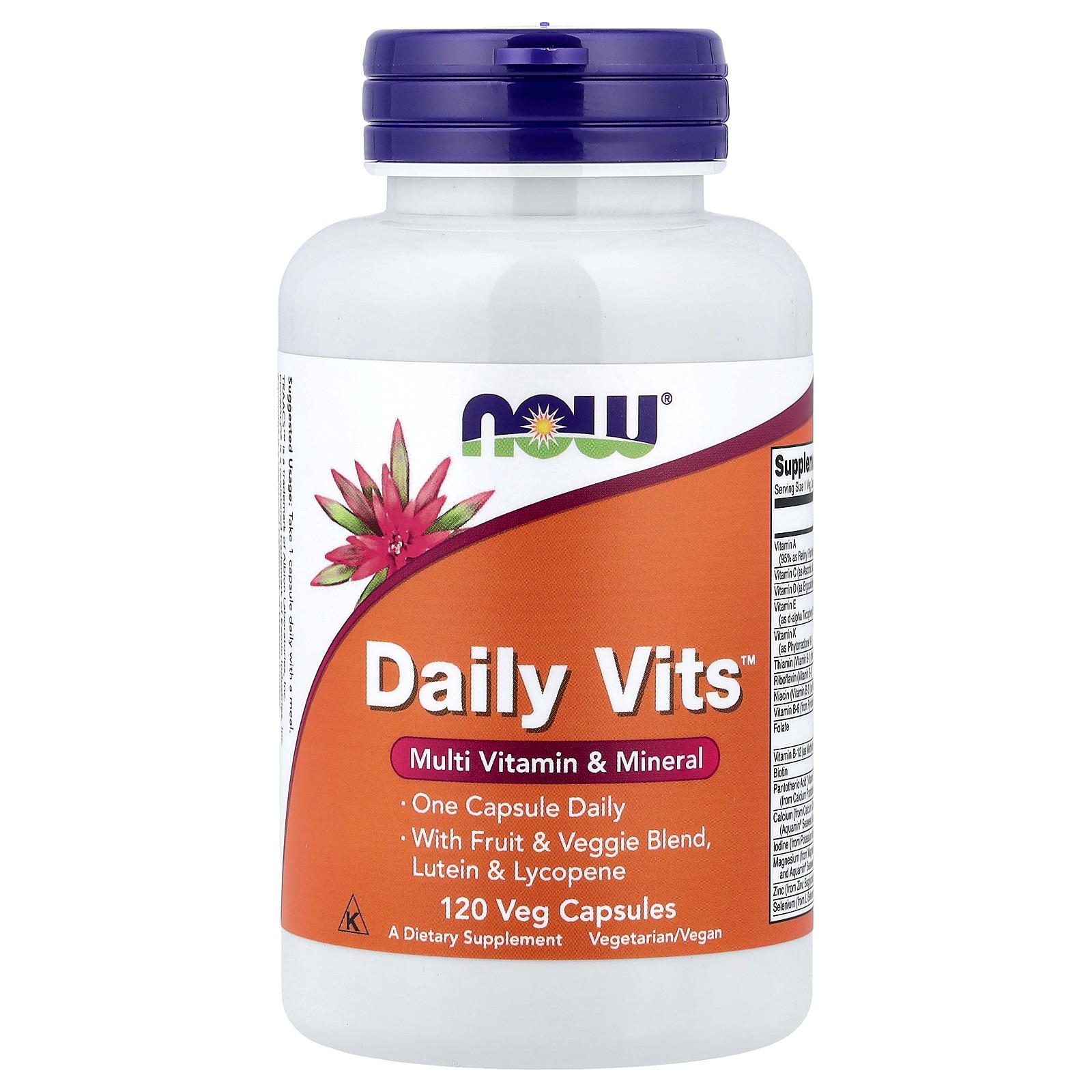 Daily Vits™, Multi Vitamin & Mineral, 120 Veg Capsules