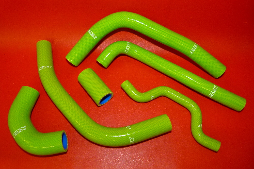 Durites silicone KXF250 Kawasaki haute résistance avec renfort structurel dès 2009