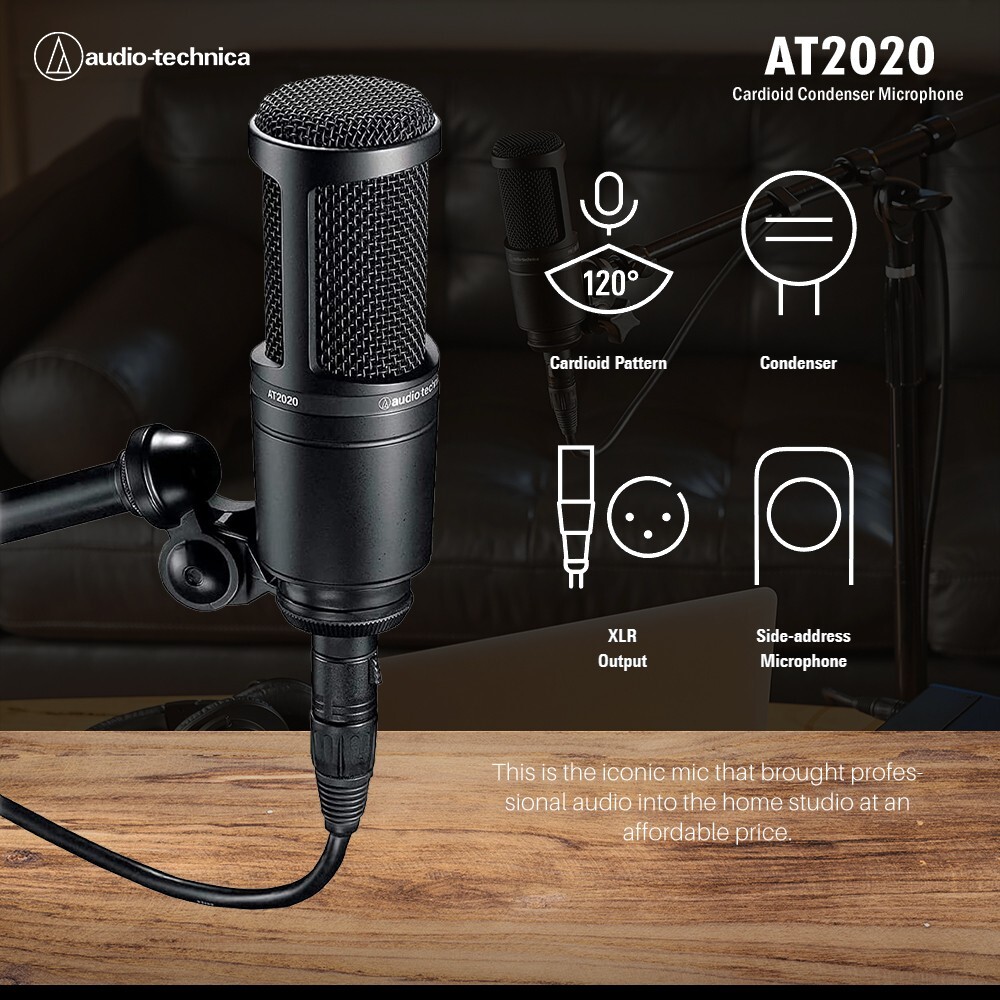 Studio Microphone At2020 Usb X Target Audio-Technica AT2020USB-X