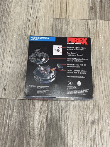 #4518 FIREX SMOKE ALARM DETECTOR - Picture 4 of 4