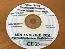 WHAT EVERY LANDLORD NEEDS TO KNOW ABOUT INSURANCE AUDIO CD BY MR LANDLORD