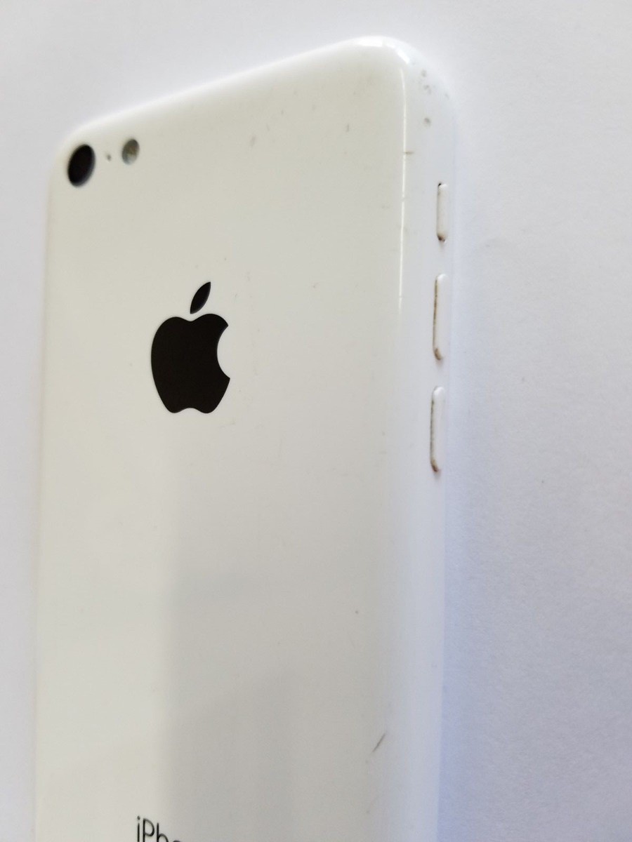 Genuine Iphone 5C White Frame Back Cover Main Camera Housing i