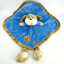 SMALL WONDERS PUPPY LOVEY DOG GONE CUTE PLUSH BLUE SECURITY BLANKET SOFT PUPPY