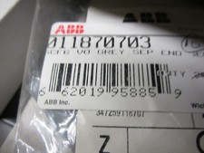ABB    011870703      Entrelec end set  ( 1 lot of 10)