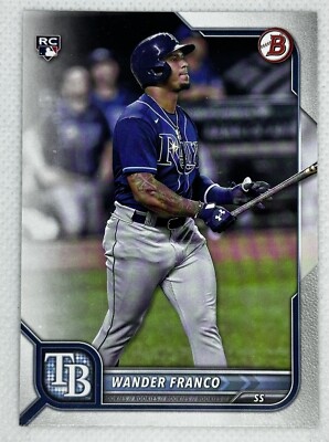 x100 LOT 2022 Bowman (100 Count) WANDER FRANCO BASE PAPER RC CARD #12