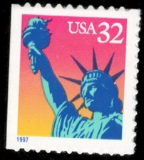 US. 3122. 32c. Liberty. Booklet Single.  MNH. 1997
