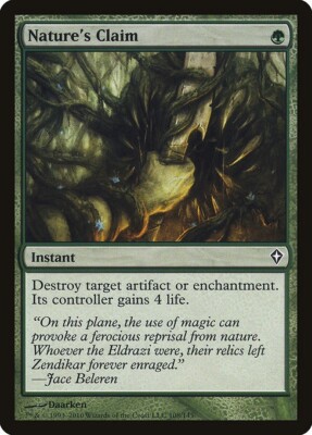 Nature's Claim 1x  MtG Worldwake SP/NM