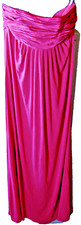 David's Bridal Pink Strapless Maxi Special Occasion Bridesmaid Prom Dress