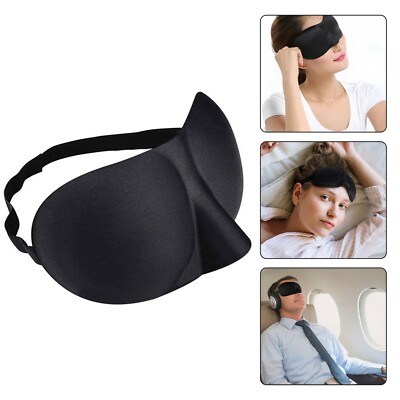 Augenbedeckung Schlafmaske 3D weich gepolstert Augenmaske Verdunkelung Nacht Reise Augenbinde