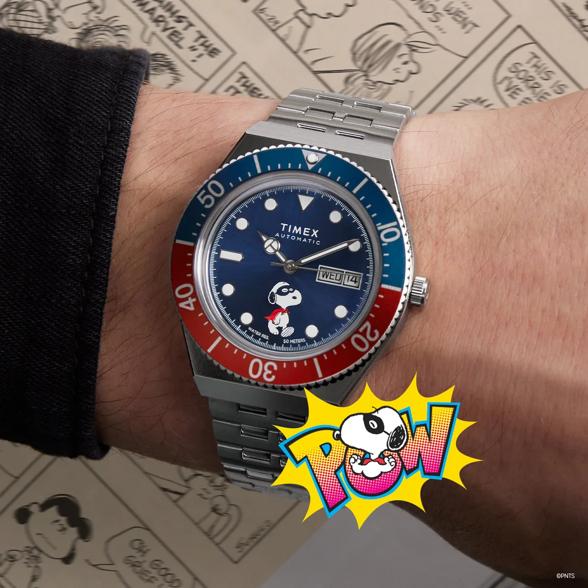 Timex M79 Automatic X Peanuts - Pepsi Snoopy - TW2W47500 | eBay くるみさん、専用