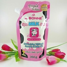 A Bonne Spa Milk Salt Moisturizing Triple Whitening Smooth  Baby Skin 350 g.