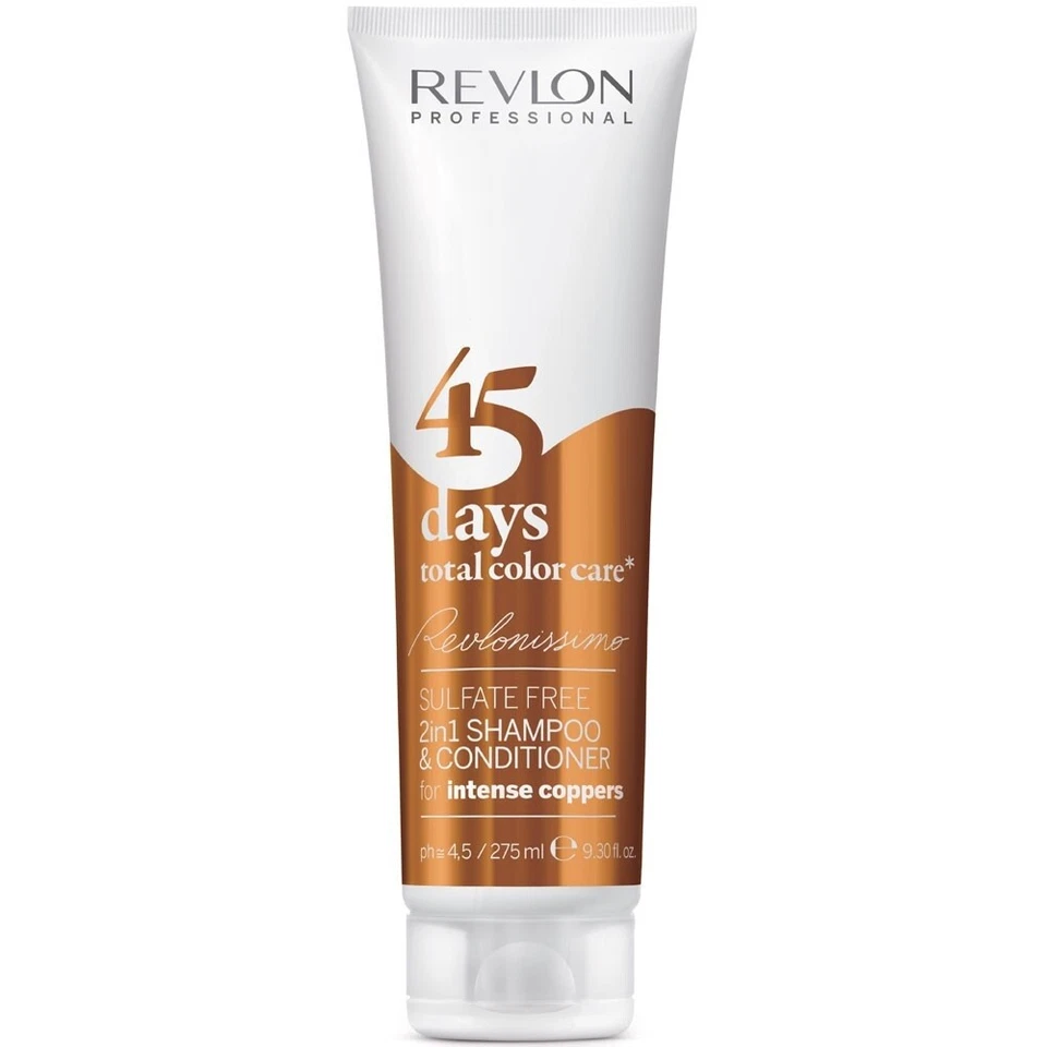 REVLON PROFESSIONAL Revlonissimo 45 Days Intense Coppers 2in1 Shampoo & Conditioner 275ml