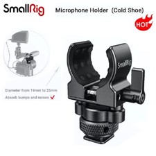 SmallRig Quick Release Cold Shoe Microphone Clamp Shot gun Microphone Holder New