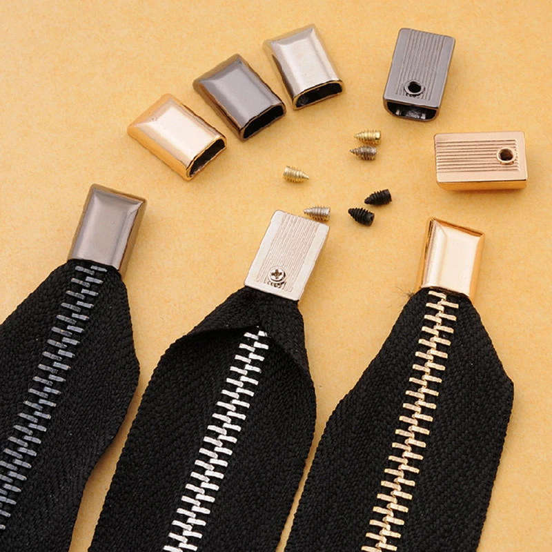 10pcs DIY Metal Zipper Stopper Bottom Stopper Sewing For Garment Tailor Craft - Image 4 of 4