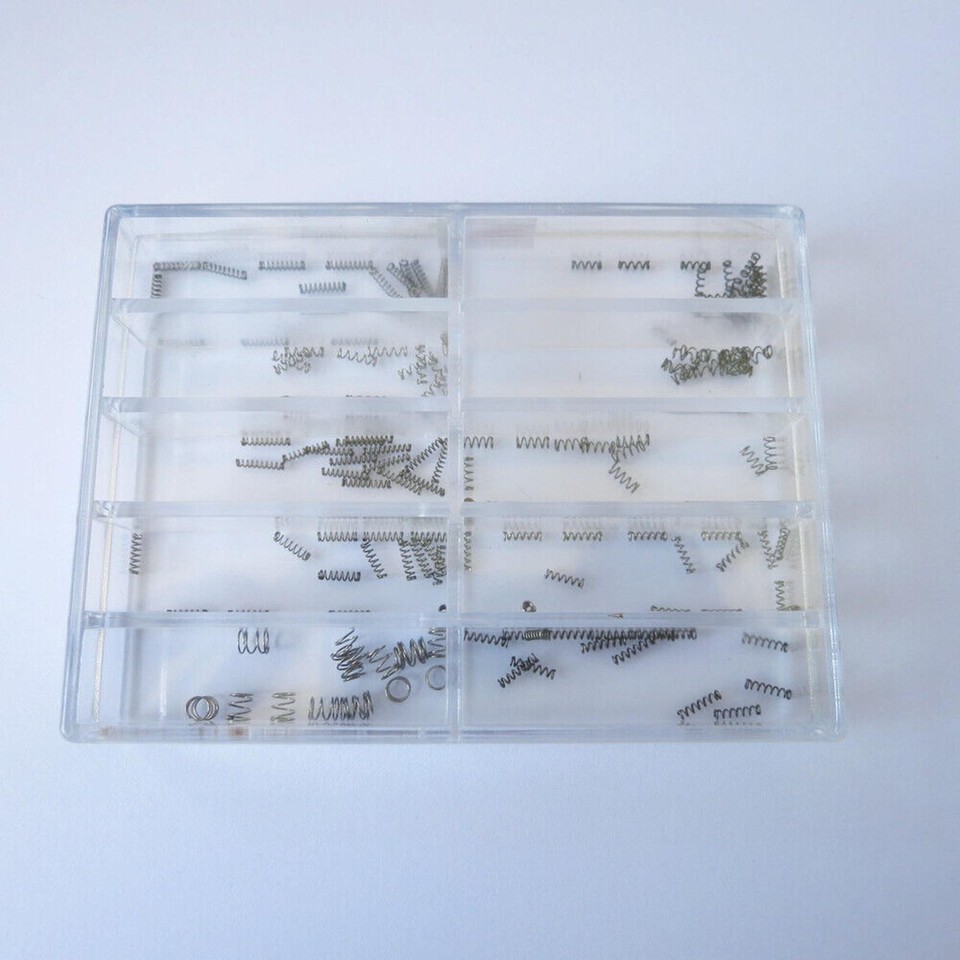 Watchmaker Spring 1 Box 10-Size Metal Watch Spring Assortment Kit Watchmaker Repair ...