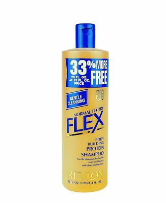 Original Revlon Flex Normal To Dry Body Building Protein Shampoo 592 Ml / 20 Oz