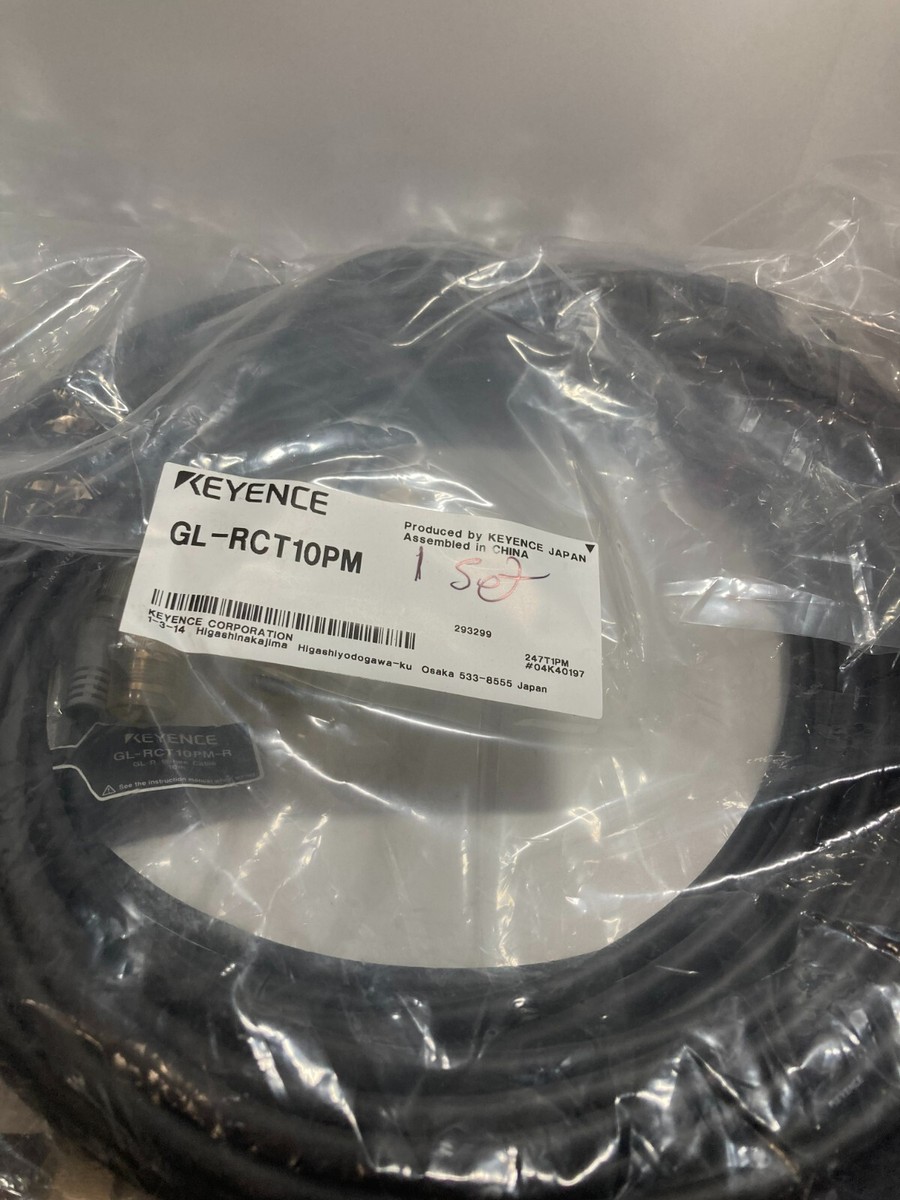 KEYENCE GL-RCT10PM CABLE SET FOR LIGHT CURTAIN 10M NIB | eBay