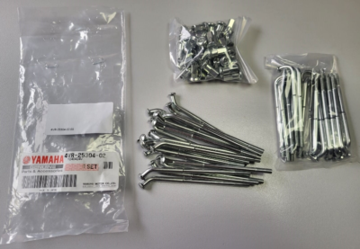 YAMAHA 純正 スポークセット 4VR-25304-02 4VR-25304-02-00 Yamaha Spoke set, rear 4VR253040200, New Genuine