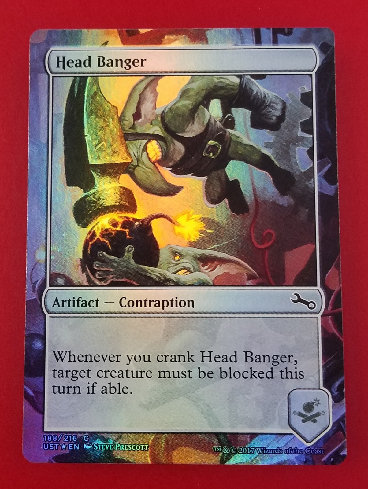 1x Head Banger | FOIL | Unstable | MTG Magic Cards