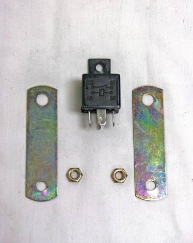 LOUD RED Hi Low Street Rod Rat Rod Horn Set w/ 30/40 Amp Relay PAIR HORNS - Picture 3 of 3