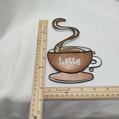 Coffee Cup Mug Latte Java Mocha Metal Wall Art Home Decor with magnets/Lot  of 3 | eBay