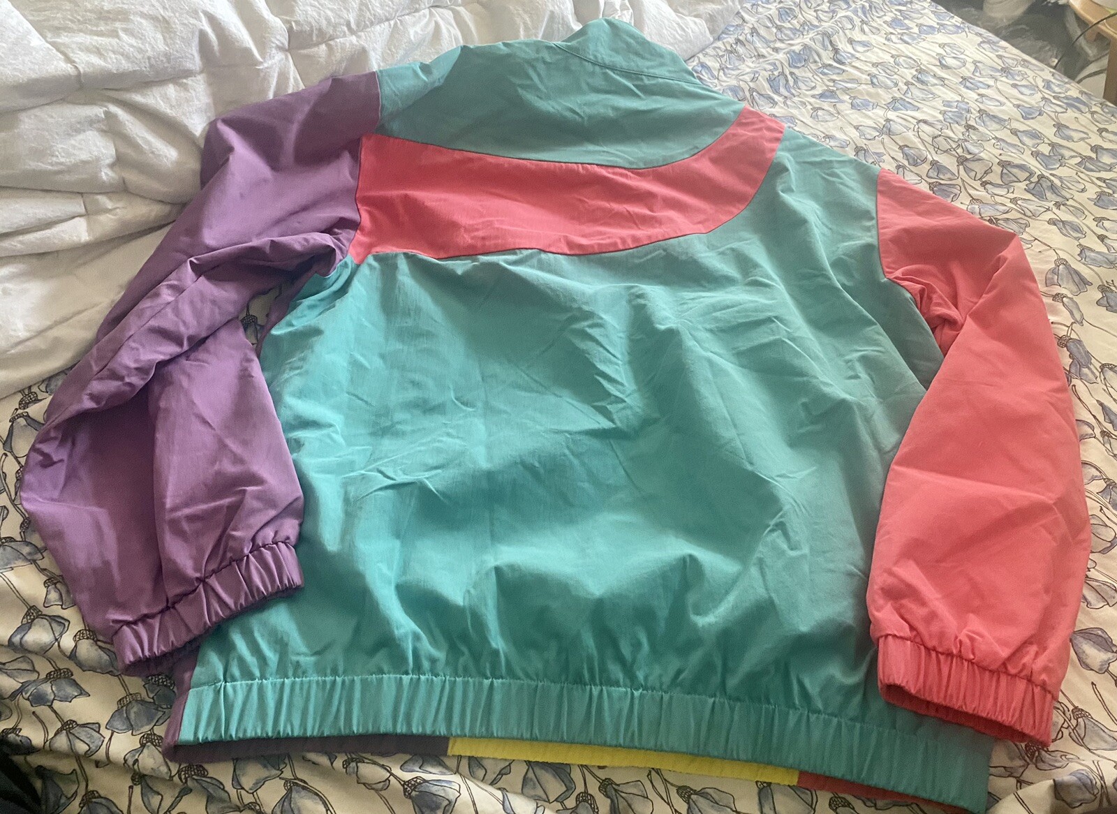 Aime Leon Dore Nylon Zip Pullover Colorblock Retro Feel Large Windbreaker Rare image 4
