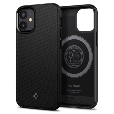 iphone12 128GB ブラックと spigen iphone12 ケース iPhone 12 Pro Max / 12 / 12 Pro /12 Mini Case | Spigen [Mag Armor